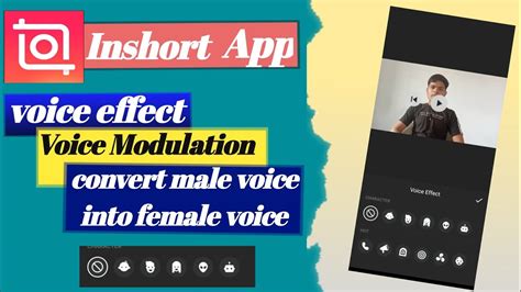 Inshot App Voice Effect Voice Modulation In Inshot Video Editing