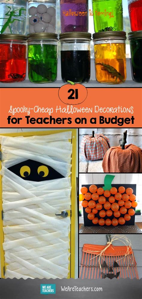 31 Cute Halloween Decorations And Activities For Teachers On A Budget