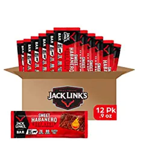 Jack Link S Beef Jerky 20 Count 0 92 Oz Beef Sticks Variety