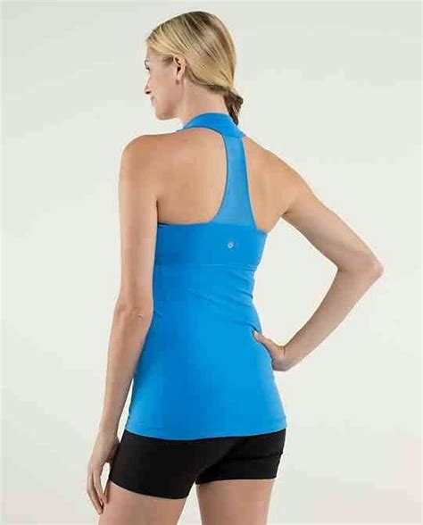 Lululemon Scoop Neck Tank Luon Light Cornflower Athletic Tank