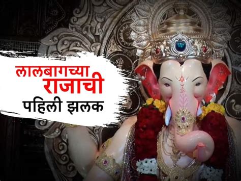 Lalbaugcha Raja First Look Before Ganeshostav 2023 Lalbaug Mumbai Detail Marathi News