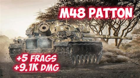 M48 Patton 5 Frags 9 1K Damage Not The Best Not The Worst World