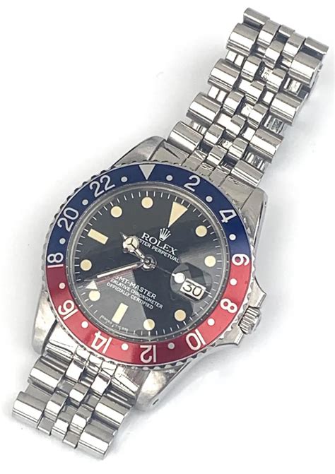 Vintage Mens Rolex Gmt Master Watch Pepsi