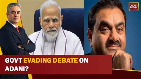 News Today With Rajdeep Sardesai Live Govt Evading Debate On Adani