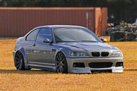 Bmw E M Grey Slammed On Vossen Wheels E M Bmw E Vossen Wheels