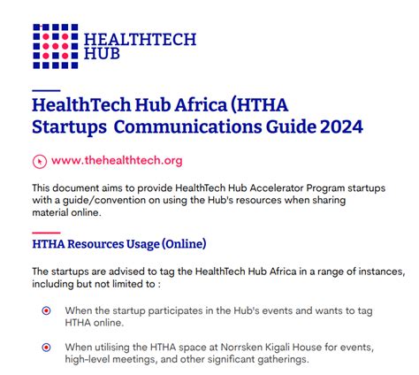 Resources Healthtech Hub Africa