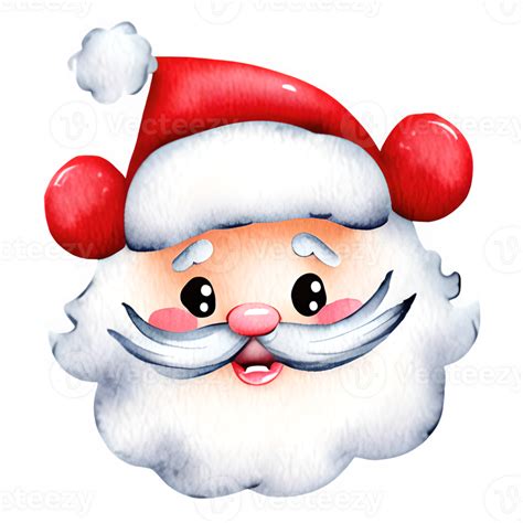 Ai Generated Watercolor Santa Clipart 34959391 Png