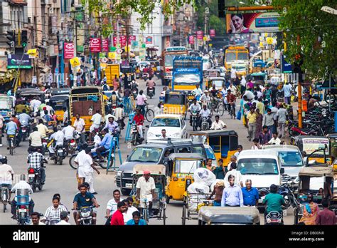 india crowded city