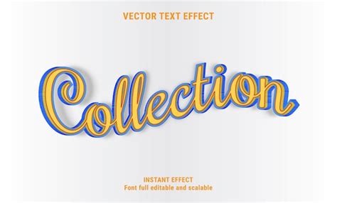 L effet De Texte 3d Collection Est Entièrement Modifiable Et évolutif