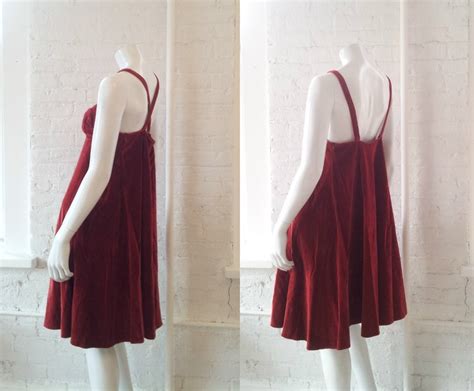 Jean Paul Gaultier Velvet Babydoll Dress 90s Vintage Junior Etsy