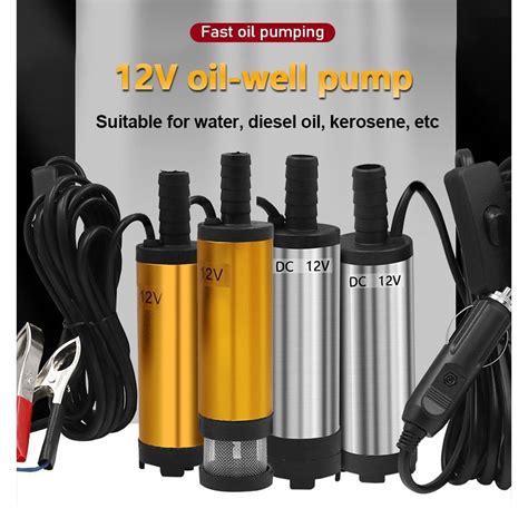 Jual Nuansa Pompa Minyak Celup Dc V V Transfer Air Mini Oli Solar