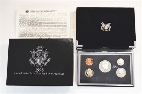 U S Premier Silver Proof Set In Mint Packaging With Coa