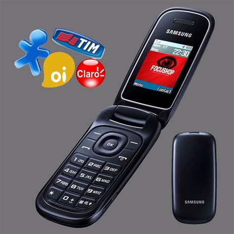 Celular Flip Samsung E1270 Desbloqueado Números Grandes R 189 99