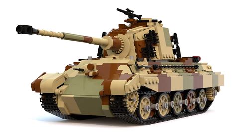 Lego Tiger Ii Camo Instructions Youtube