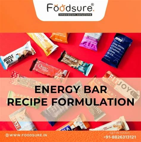Energy Bar Recipe Formulation At ₹ 300000project In New Delhi Id