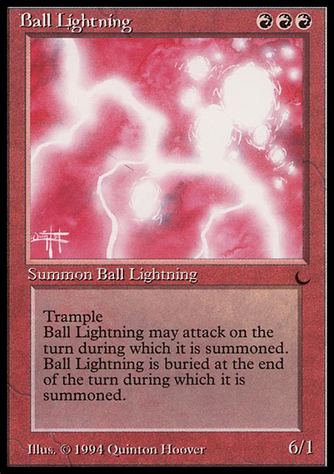 Ball Lightning Printings Prices And Variations Mtg