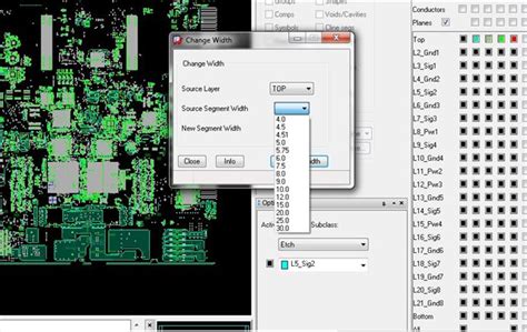 Skill For Changing Trace Width In Particular Region Allegro PCB