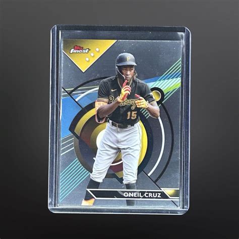 2023 Topps Finest 9 Oneil Cruz Pittsburgh Pirates Baseball Card Ebay