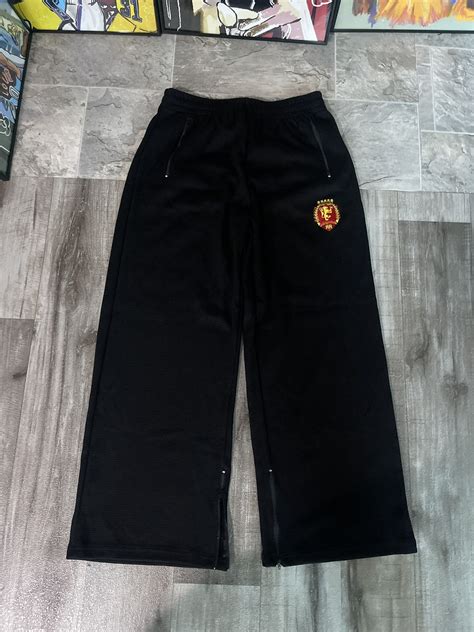 Vintage Gv Gallery Black Thermal Soccer Club Sweats Large Grailed
