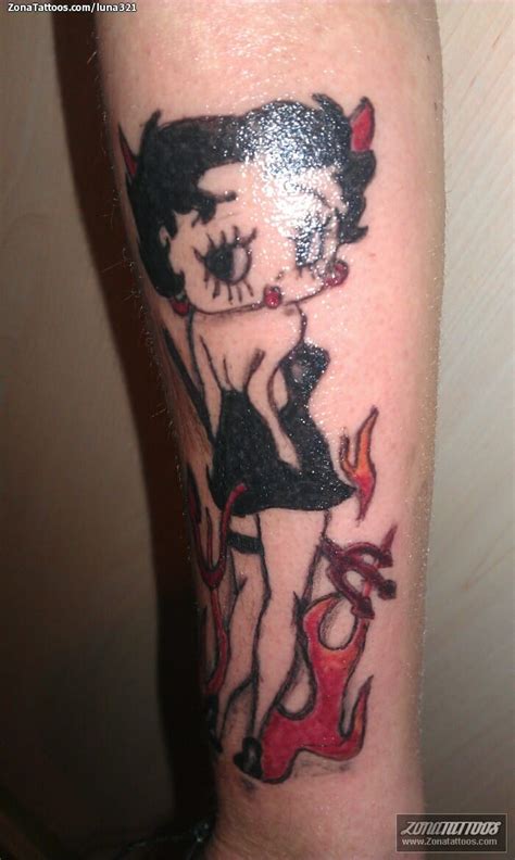 Black Betty Boop Tattoos