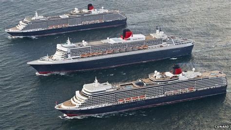 Three Queens How Cunard Transformed Travel Bbc News