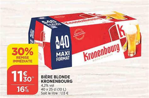 Promo Bi Re Blonde Kronenbourg Chez Atac Icatalogue Fr