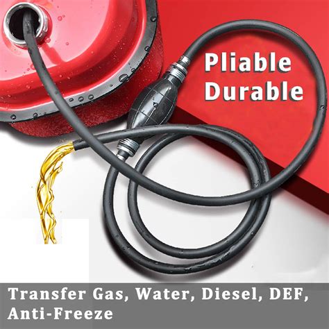 Newest High Flow Siphon Pump Gasoline Oil Water Fuel Diesel Transfer