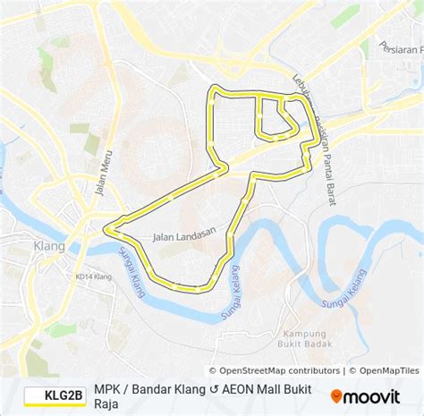 Klg2b Route Schedules Stops Maps Bandar Klang Aeon Mall Bukit