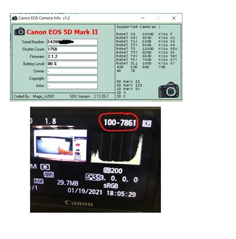 Solved Eos 7d Mark Ii Shutter Count Check Canon Community