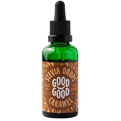 Good Good Sweet Drops Stevia Caramel 50 Ml Lowcarbcenternl
