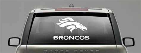 Denver Broncos Inspired Car Decal / Broncos Inspired by StormPass