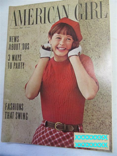 American Girl Magazine September 1966 Vintage 1960s Back Issue News About Dos