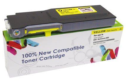 Toner Cartridge Web Yellow Xerox Phaser 6600 Zamiennik 106R02235