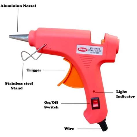 Mario Watt ME Hot Melt Glue Gun Buy Online At Low Price In India ElectronicsComp