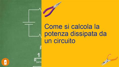 Come Si Calcola La Potenza Dissipata Da Un Circuito YouTube