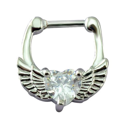 Angel Wing Nose Ring Mysterious Indian Septum Septum Rings Bling