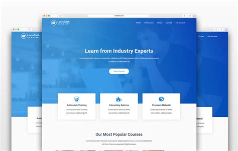 Elementor Online Course Template