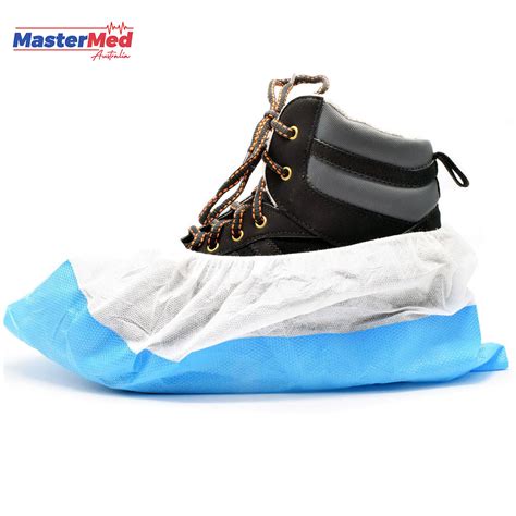 Mastermed Spppe Blue Anti Skid Disposable Shoe Cover Health