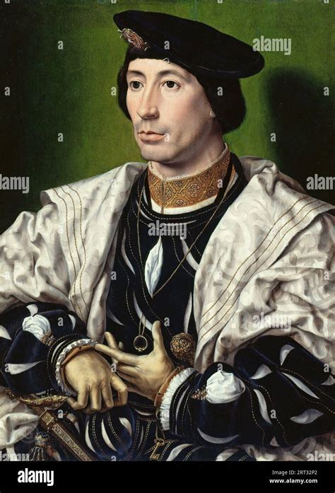 Jan Gossaert C1480 1530s Portrait Of A Nobleman C1530 Stock Photo
