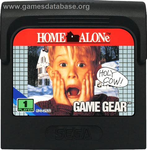 Home Alone Sega Game Gear Artwork Cartridge