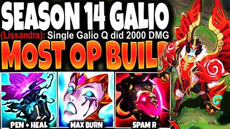 I Created The Most Op Season Galio Ap Pen Build Guide To Carry Lol