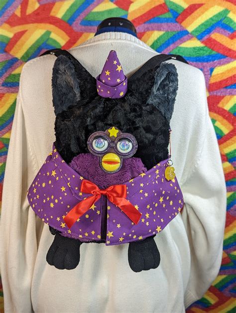 The Magnificent Maleeni Backfurb Wizard Furby Backpack Etsy