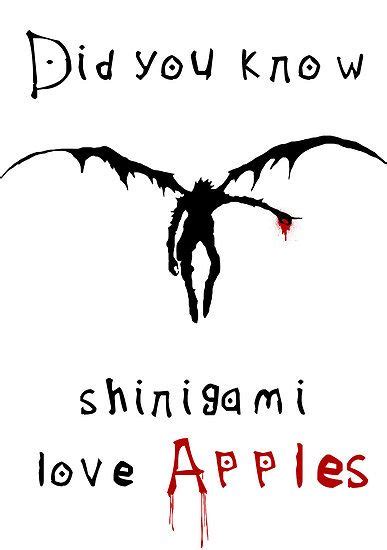 Shinigami Love Apples By Davebot Death Note L Shinigami Death Note