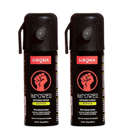 Impower Self Defence Pepper Spray For Woman Safety Ml Pack Of