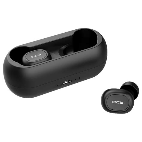 QCY T1C TWS Dual Bluetooth 5 0 Earphones Black