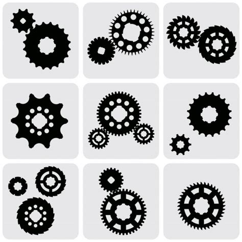 Gearwheel Mechanism Icon Stock Vector Bioraven 16363479