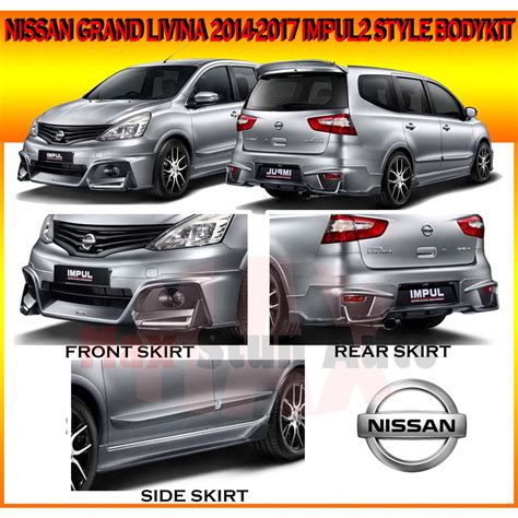 Nissan Grand Livina Impul Style Fullset Bodykit Ip Abs