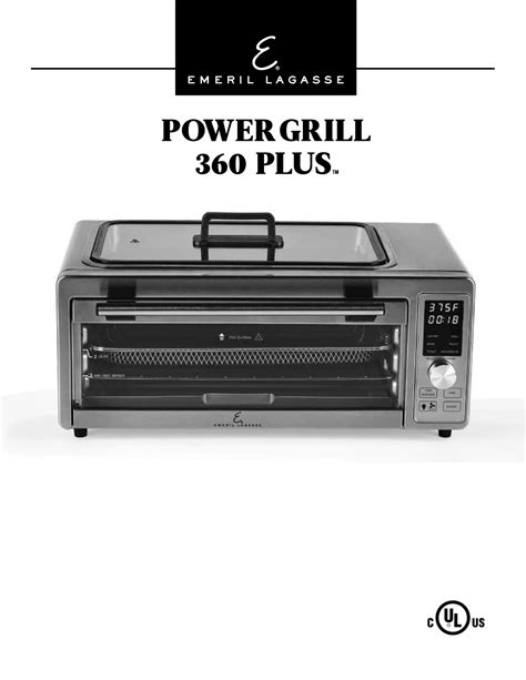 User Manual Emeril Lagasse Power Grill 360 Plus Afgo 01 English 24 Pages