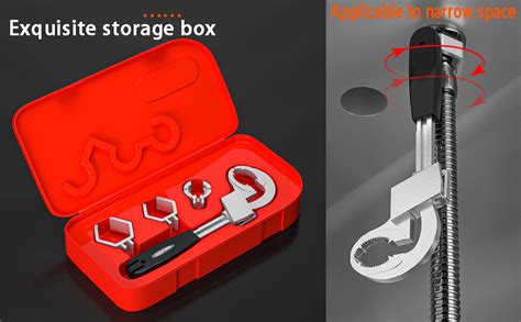 Cyhdddr Universal Adjustable Double Ended Wrench Multifunctional