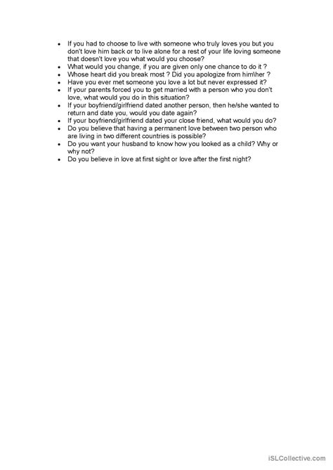 Conversation Questions Discussion St English Esl Worksheets Pdf And Doc